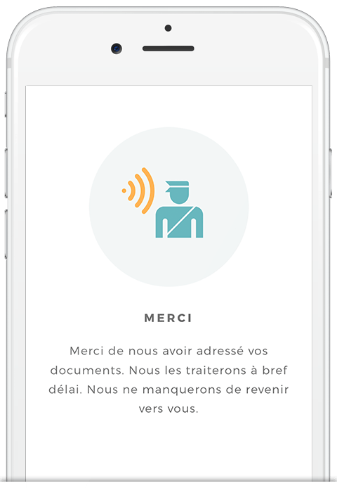Étape 3 : Votre demande est prise en charge par un avocat.